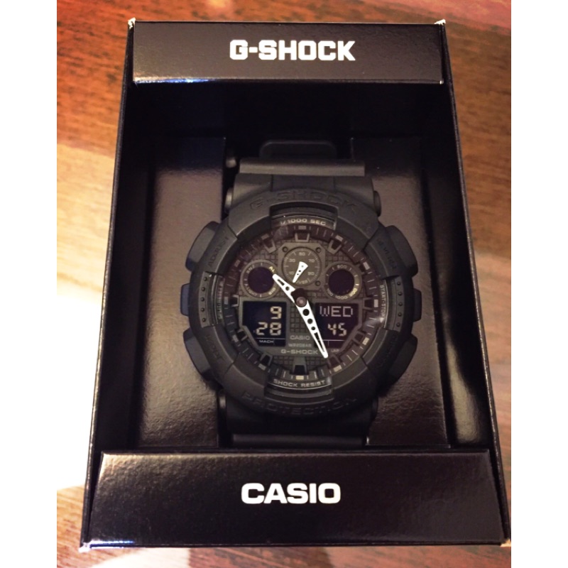卡西歐 CASIO G-SHOCK GA-100-1A1 手錶 運動 機械感 男友 情人 禮物