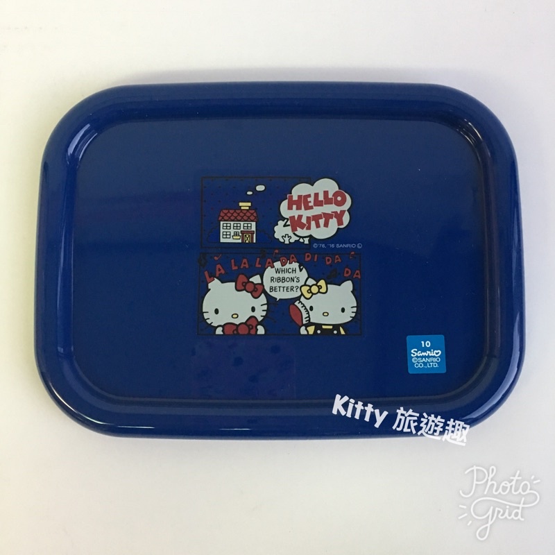 [Kitty 旅遊趣] Hello Kitty 迷你托盤 小托盤 置物盤 凱蒂貓 沾醬瓶罐放置盤 調味罐置放盤 餐桌裝飾