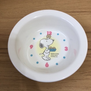 Richell 利其爾Snoopy 學習碗 零食碗 餐碗 兒童餐具 二手