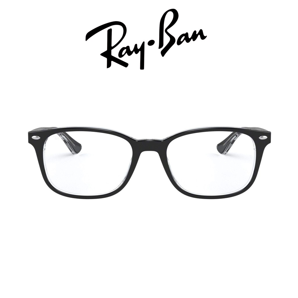 Ray Ban 光學眼鏡 RB5375F 2034 (黑/內透明) 膠框 鏡架【原作眼鏡】