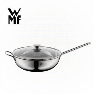 【德國WMF】不鏽鋼單手中式炒鍋30CM(含蓋)