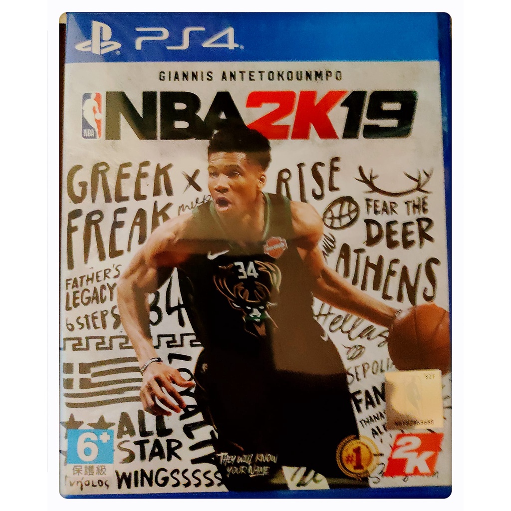 PS4二手遊戲 NBA 2K19 美國職業籃球 繁體中文版