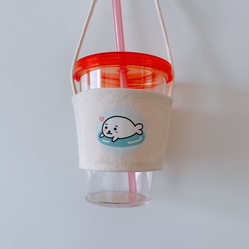 海獅 海豹 海狗 環保杯袋 飲料袋 預購