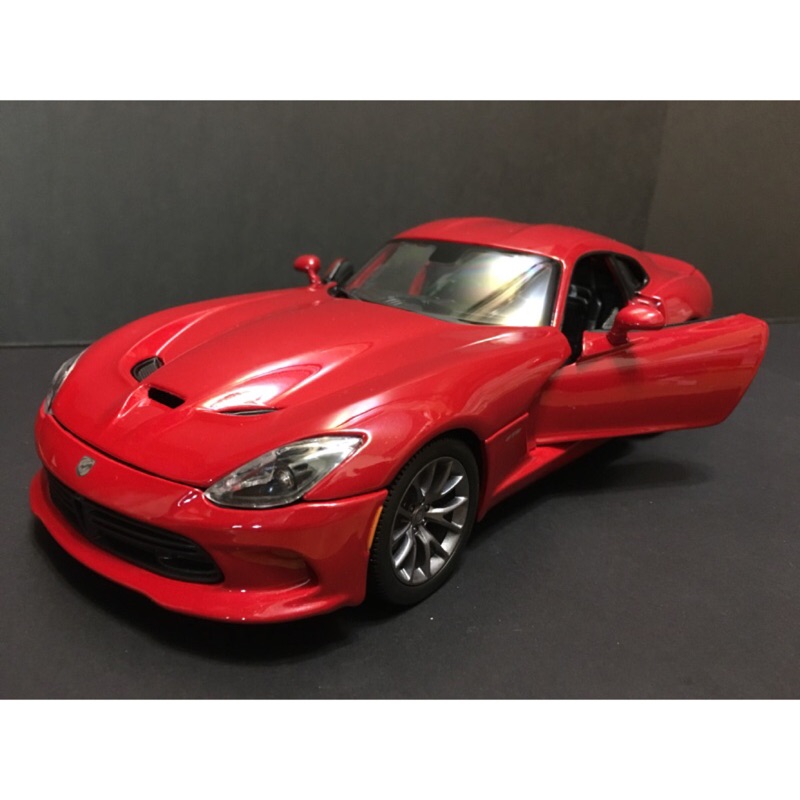 #Maisto#1/18 #模型車#全新品 #SRT #VIPER #GTS #毒蛇 #超跑#跑車#紅色