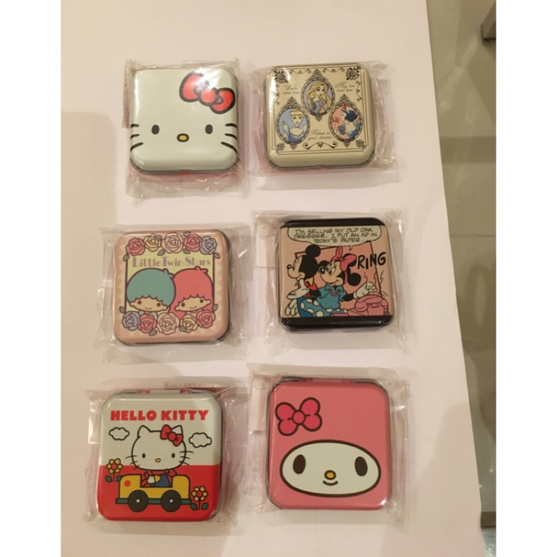 三麗鷗 日本 Sanrio hello kitty  melody kikilala 收納小鐵盒