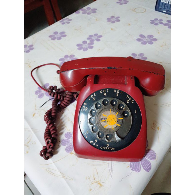 老式轉盤電話 懷舊小物 古早式電話 文青風擺設