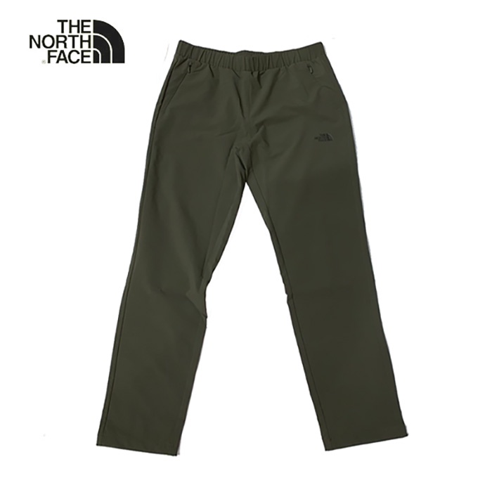 The North Face|W TRAINING PANT 女防潑彈性登山長褲/薄軟殼褲 5AY7 褐綠