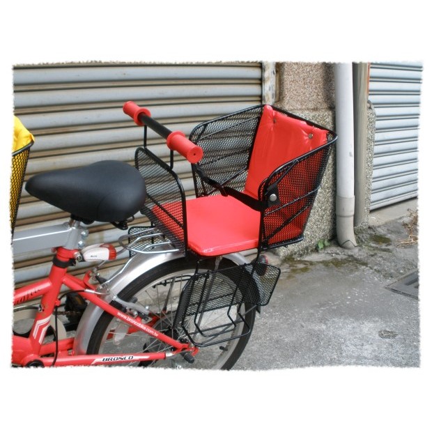 《意生》後安全童椅 兒童安全座椅鐵網型 兒童座椅 後兒童座椅 ※本商品不包含圖中的腳踏車