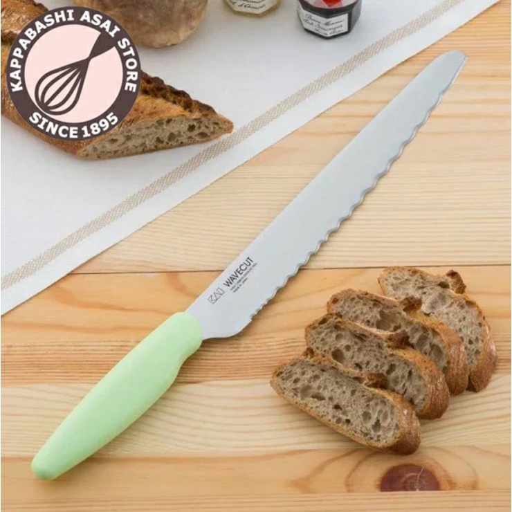 日本製 KAI 貝印 三段波紋 麵包刀 (AB-5625)