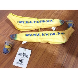 大阪環球影城 UNIVERSAL STUDIOS JAPAN 樂園限定 神偷奶爸 小小兵 環球 香蕉 筆袋 收納袋