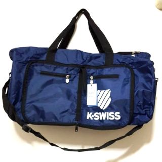 K-SWISS 大容量可收納旅行袋 手提袋 斜背袋 運動袋 全新