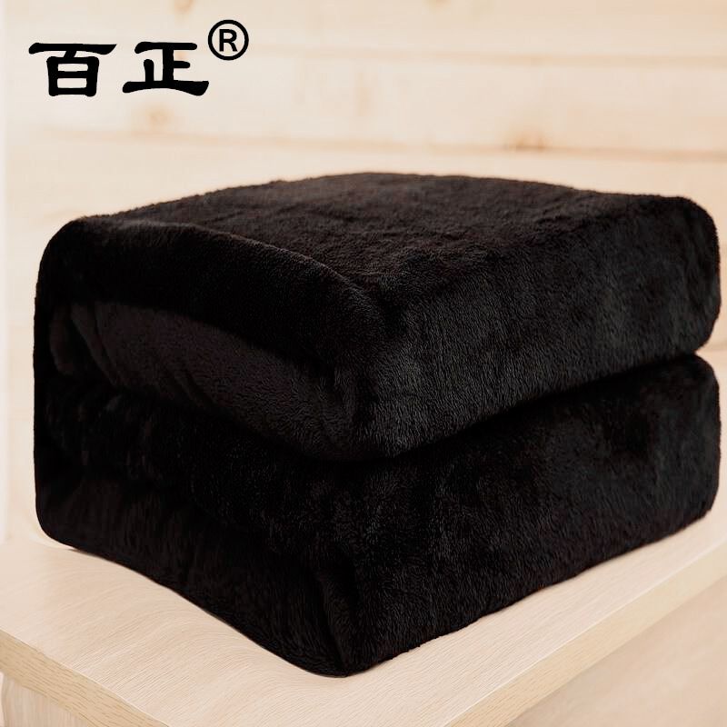 台灣桃園保固醫療康復矯正專賣店ebay出口110v黑色電熱毯單人廠家新品金絲絨加厚質量安全舒服