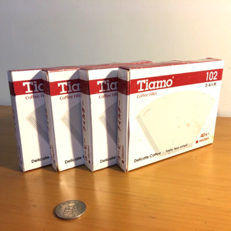 Tiamo 102 無漂白咖啡濾紙