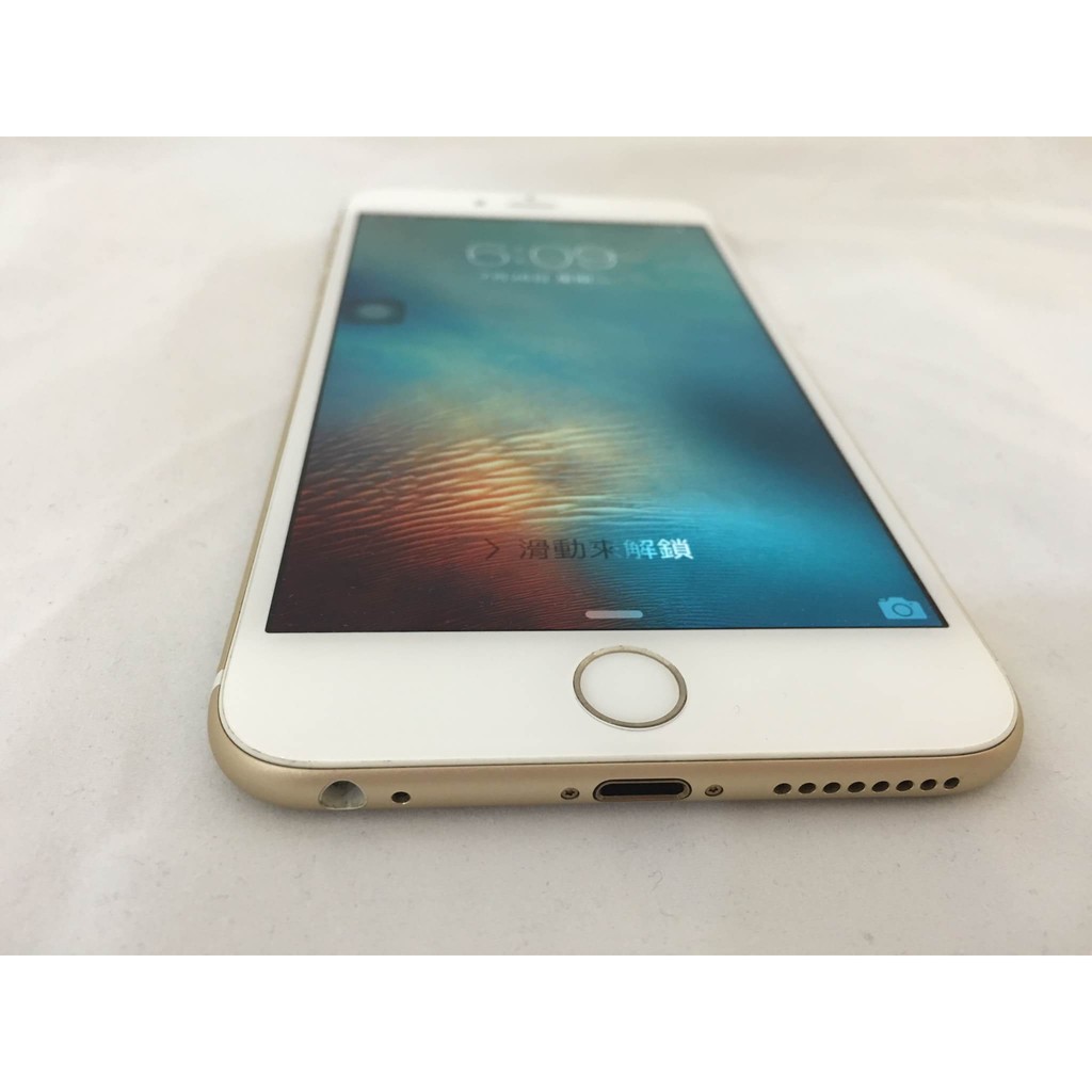 ∞美村數位∞APPLE iPhone 6 Plus 6+ 16G 5.5吋 金色 二手機 9成5新 盒裝 功能正常