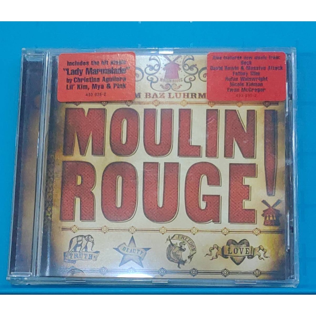 &lt;個人用品出清&gt;純日版 紅磨坊 MOULIN ROUGE 電影原聲帶CD 可蝦皮店到店 可取貨付款
