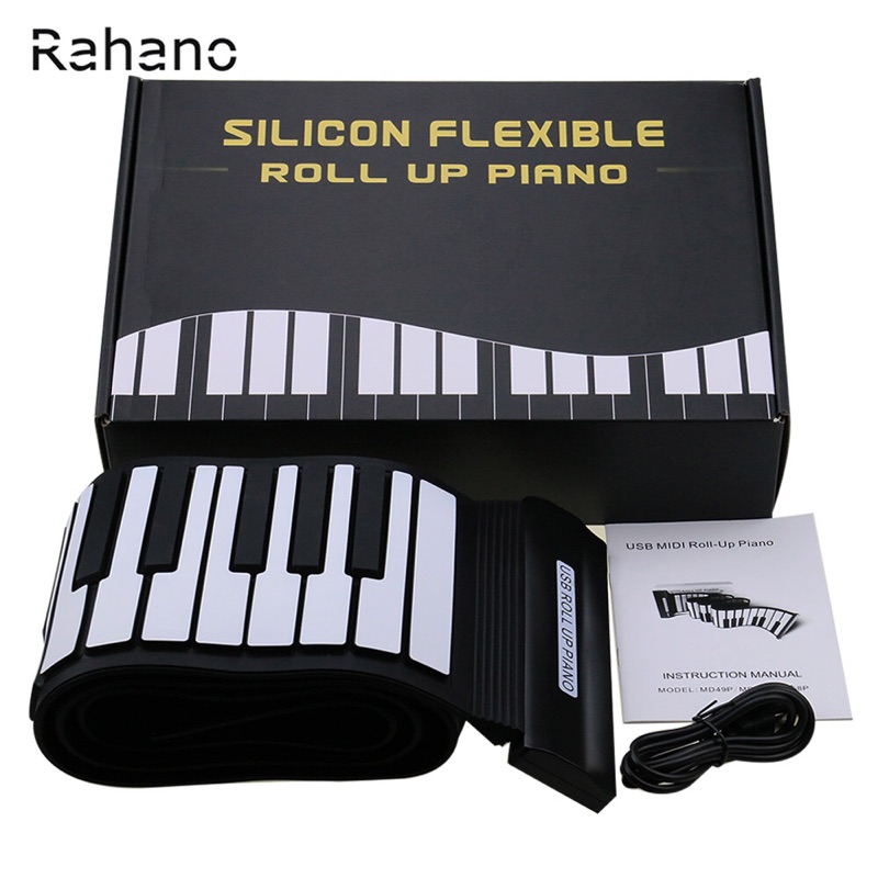 Silicon flexible roll up piano 手捲琴簡易好攜帶| 蝦皮購物