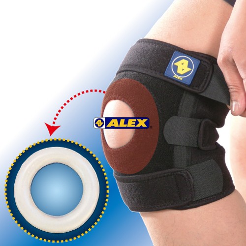 【宏明體育】 ALEX T-39 矽膠單側條護膝