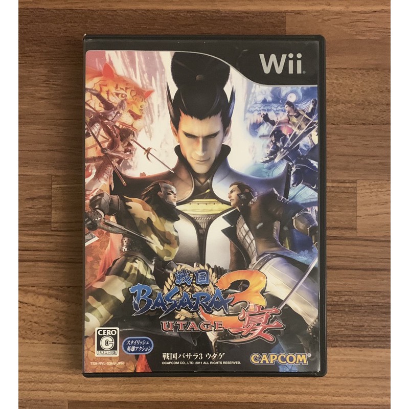 Wii 戰國basara3 宴正版遊戲片原版光碟日文版日版適用二手片中古片任天堂 蝦皮購物