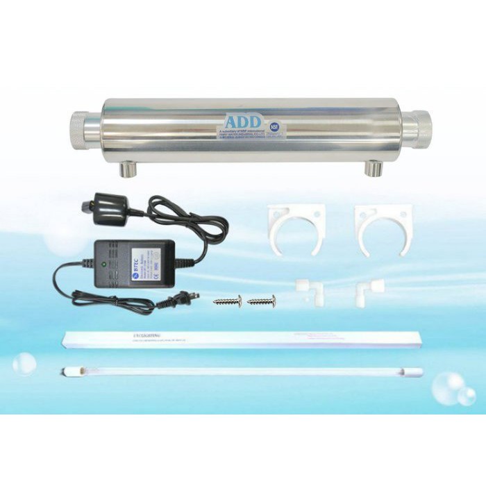 【水易購淨水】ADD紫外線殺菌器 (16W-2加侖/分鐘)內搭PHILIPS飛利浦燈管