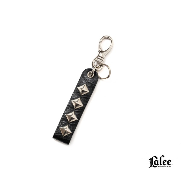 GOODFORIT/日本Calee Studs&Embossing Assort Key Ring鉚釘皮革鑰匙圈