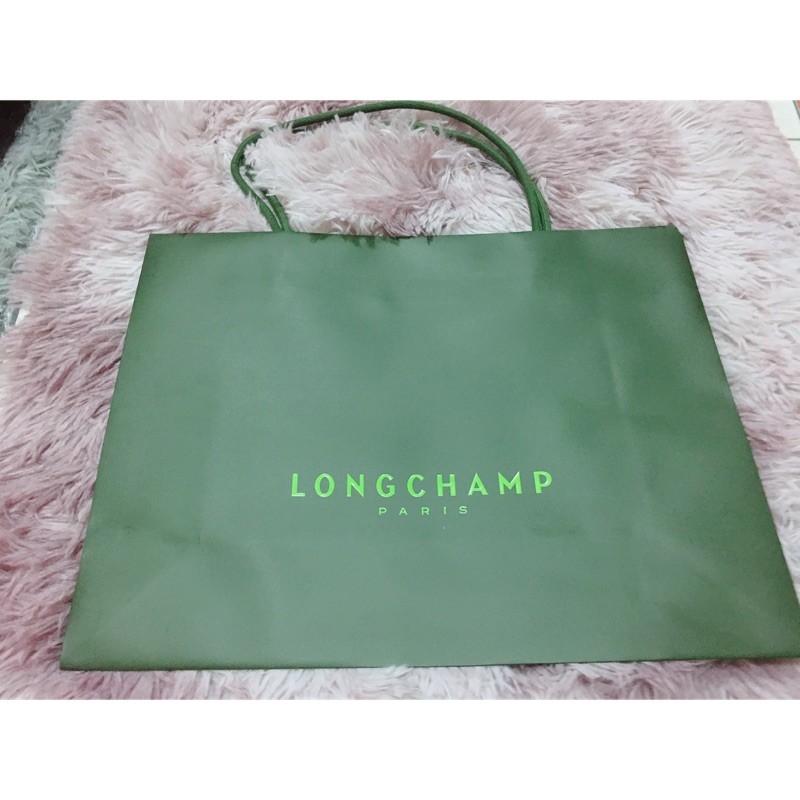 LONGCHAMP手提袋 禮品袋 禮盒袋 原廠 紙袋