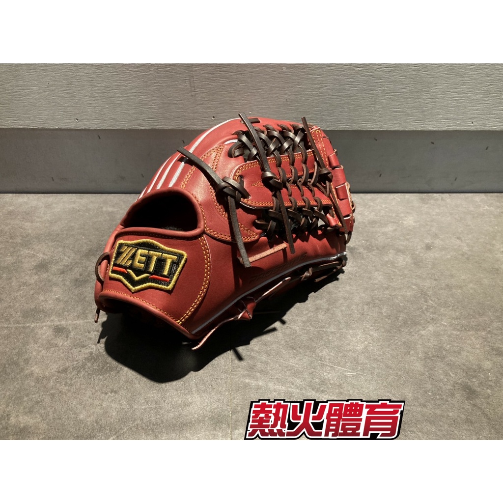 【熱火體育】ZETT 進口 日本製 Prostatus 頂級硬式 棒壘球 接球手套 關節T網 紅棕 BPROG670