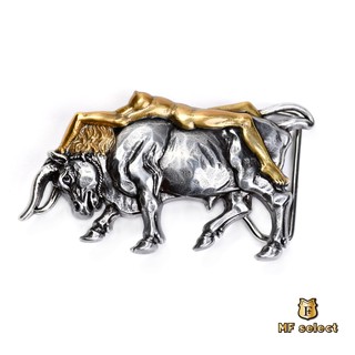 【MF select】十二生肖 率性女郎 猛牛 帶頭 造型皮帶扣 皮帶頭 腰帶扣 皮帶扣頭 皮帶扣 腰帶頭 板扣 牛