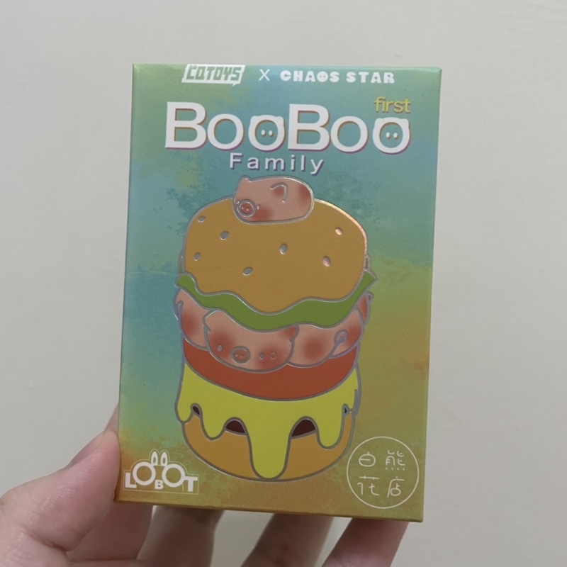 BooBoo漢堡豬 超物Chaos star 磁吸玩具 可堆疊 盲盒 盒玩🍔