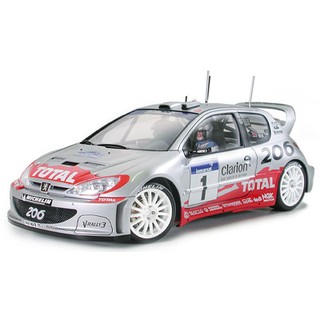 (大鳥叔叔模型)TAMIYA田宮24255 1/24 寶獅 PEUGEOT 206WRC VERSION 2002