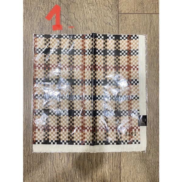 日本製 DAKS 格紋大笨鐘手帕 方巾 領巾 現貨