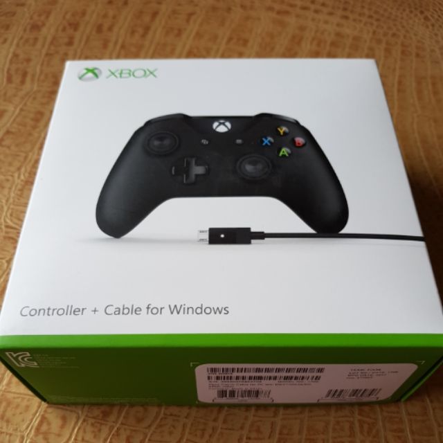 微軟 原廠 Xbox控制器+Windows電腦連接線 黑色