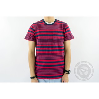 HUF BARFLY POCKET TEE NAVY 短T 藍紅【A-KAY0】【KN62009NV】