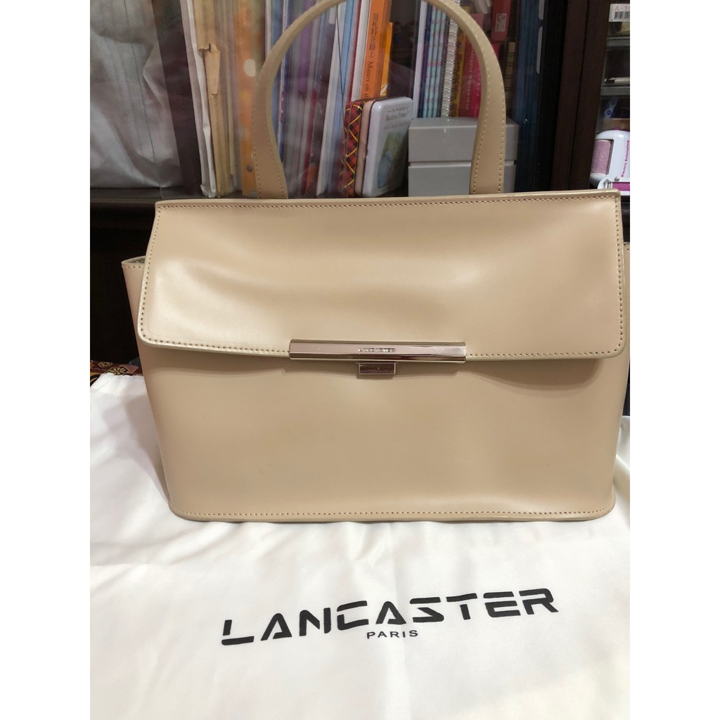 LANCASTER Paris- LILY SMOOTH 絲滑原皮掀蓋手提肩背包
