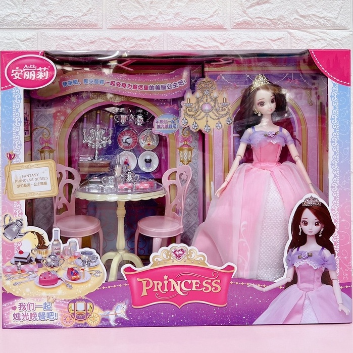 正版 安麗莉公主晚宴 扮家家酒玩具 可愛配件 娃娃 公主 66074