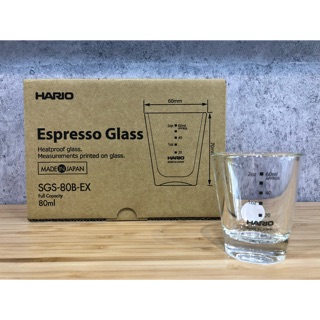 HARIO 附發票 SGS-80B-EX 玻璃量杯80ml/140ml盎司杯 濃縮咖啡杯『93 coffee』