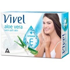 ❇幾何館❇印度香皂 Vivel aloe vera + Vitamin E 100g 蘆薈皂~即期品~買一送一