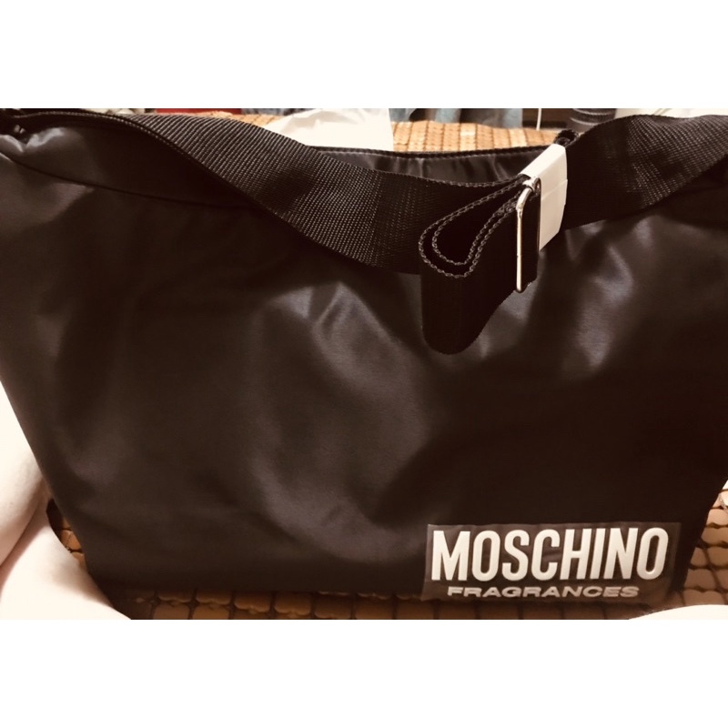 《全新正品現貨》Moschino 公事包 側背包 歐洲精品 黑色
