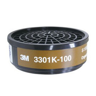 3M 3301K-100有機氣體濾毒罐(需搭配3M3200、HF52單罐式防毒面具) 一入/包