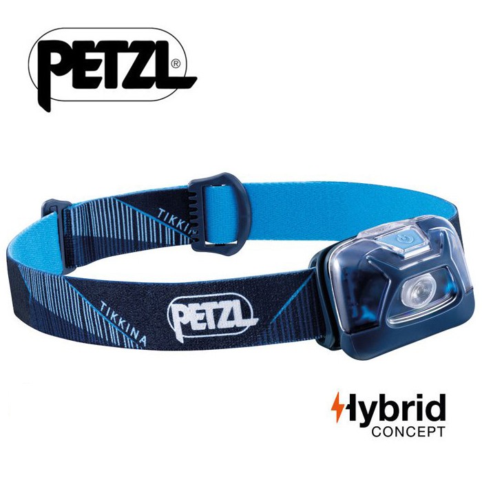 【Petzl 法國】TIKKINA 頭燈 250流明 登山頭燈 藍色 (E091DA02)