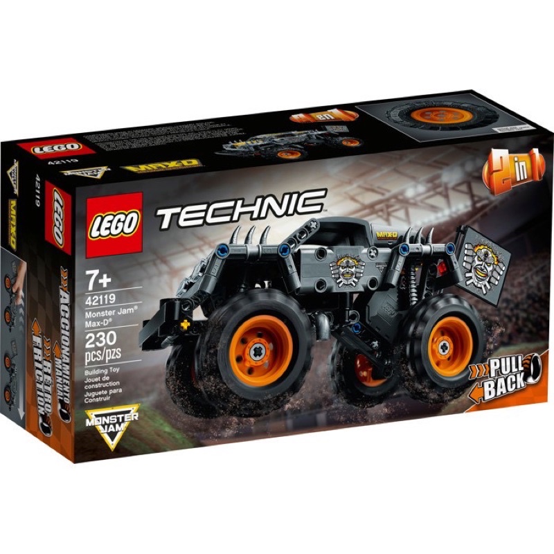 木木玩具 樂高 LEGO TECHNIC 科技 42119 怪獸卡車 Max-D 盒損品