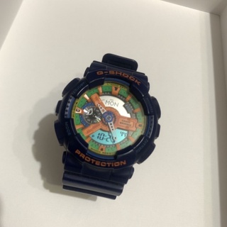 二手G-SHOCK藍樂高CASIO卡西歐防水手錶橡膠錶帶