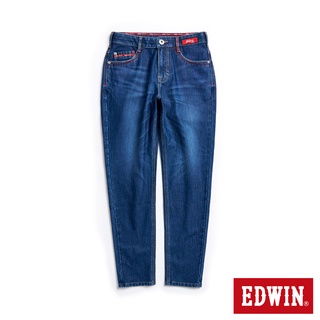 EDWIN 女款 東京紅360°迦績彈力機能錐形牛仔褲(拔洗藍)