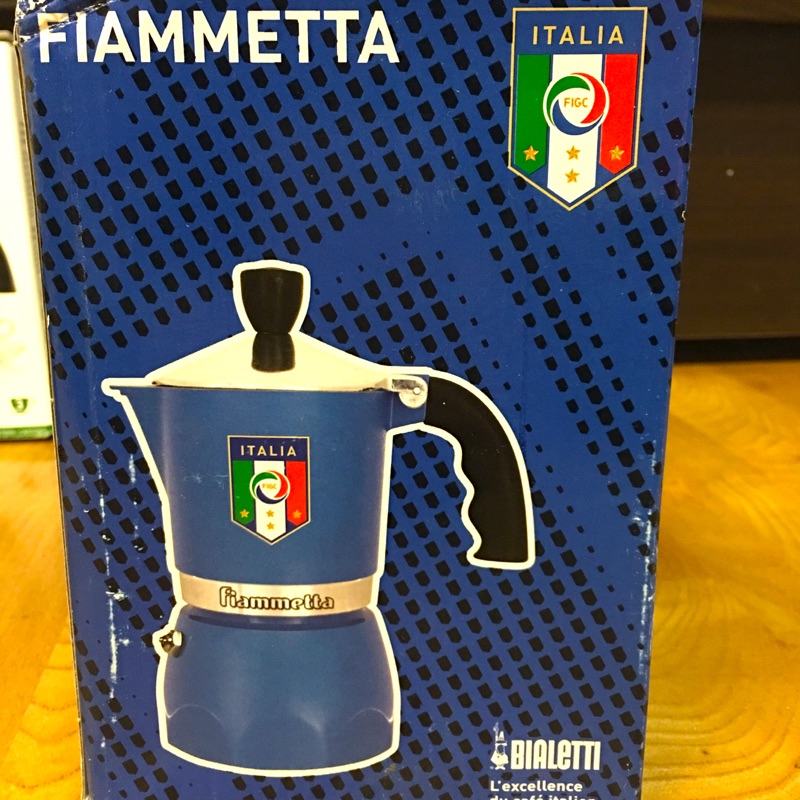 絕版Bialetti Fiammetta 2014年巴西世界杯意大利授權紀念款摩卡壺