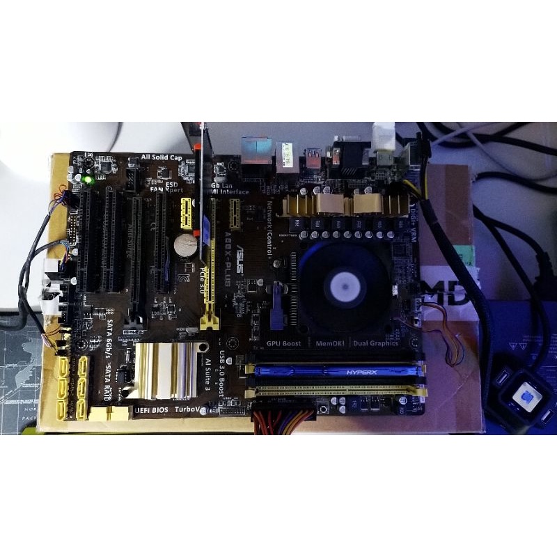 ASUS A88X-PLUS 主機板 已改BIOS 可以支援NVMe SSD作系統碟開機
