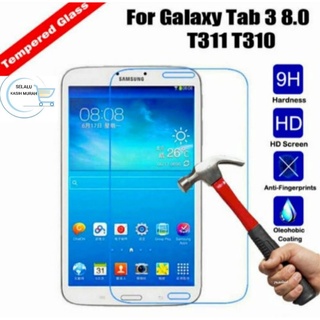 SAMSUNG 鋼化玻璃三星 Galaxy Tab 3 8.0 SM-T311 SM-T310 SM-T315 防刮透明