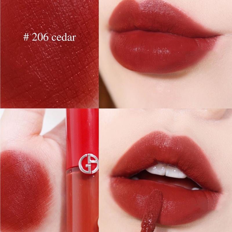 Giorgio Armani 阿瑪尼 亞曼尼  奢華絲絨訂製唇萃復古玫瑰#206 小紅書熱門顯白色號