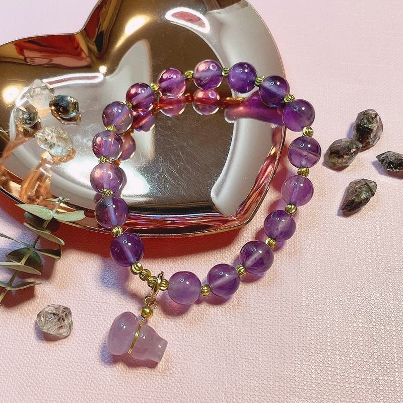 💝JCLove Crystal就是愛水晶🔮 飾品 水晶 配件 手環 DIY 天然水晶。紫水晶。葫蘆。串珠。能量手環📿