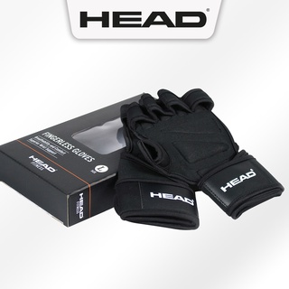 HEAD海德 透氣式健身手套 超透氣 止滑耐磨 手掌完全包覆 運動輔具 護腕帶 助力帶