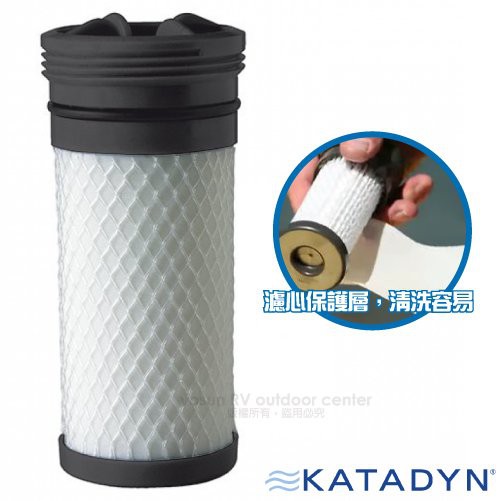 【瑞士 KATADYN】送哨》HIKER PRO 輕量個人隨身濾水器專用濾心.淨水器.濾水壺_8014644