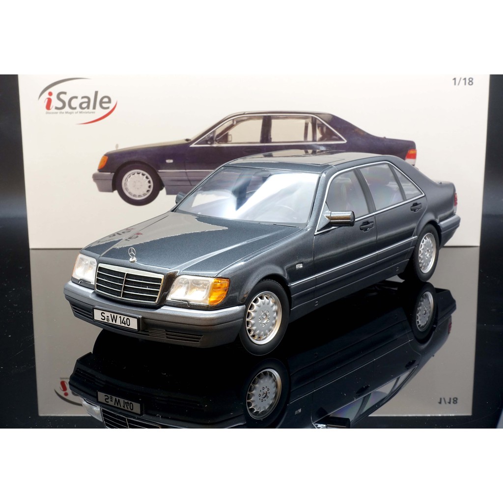 i-scale 1/18 Mercedes-Benz S500 (W140) gray MASH